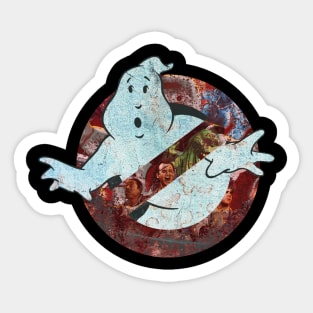 Retro Ghostbuster Sticker